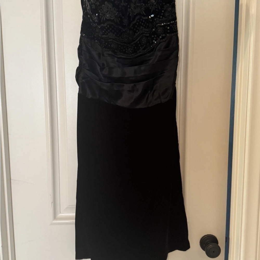80s Vintage Black Cocktail Dress